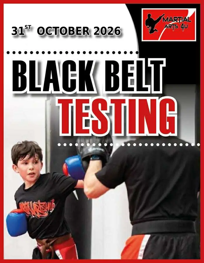 Black Belt Testing — 31 October 2026